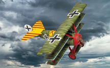 Dr.I Triplane Luftstreitkrafte JG 1 Flying Circus, Werner Steinhauser, Cappy Aerodrome, France, Death of the Red Baron, April 21st 1918