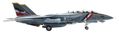 F-14D Tomcat USN VF-2 Bounty Hunters, NE100, USS Constellation, 2003, 1:72 Hobby  Master HM-HA5237