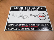 Transcontinental & Western Air Standard Signs