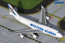Western Global B-747-400 (BCF) N344KD Gemini Jets Diecast Display Model