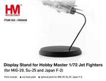 Hobby Master Jet Fighter Display Metal Stand for Mig-29, F-35 and F-2 1:72 Scale Jet Fighters