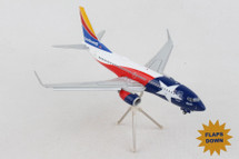 Southwest Airlines 737-700, N931WN Lone Star One Flaps Down Gemini Diecast Display Model