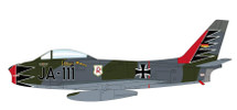 Canadair Sabre Mk 6, Luftwaffe JG 71 Richthofen, JA-111, Erich Hartmann, Ahlhorn AB, Germany, 1960
