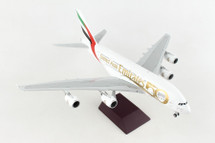 Emirates Airlines A380-800, 50th Anniversary, A6-EVG Gemini 200 Diecast Display Model 