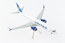 United Airlines 737MAX8, N27251 Gemini 200 Diecast Display Model