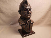 General James H Doolittle Cold Cast Bronze Bust
