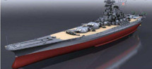 Yamato Battleship Full Hull - Operation Kikusui Ichi-Go 1945