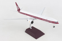 Qatar Airways 777-300ER, A7-BAC 25th Anniversary Gemini Diecast Display Model