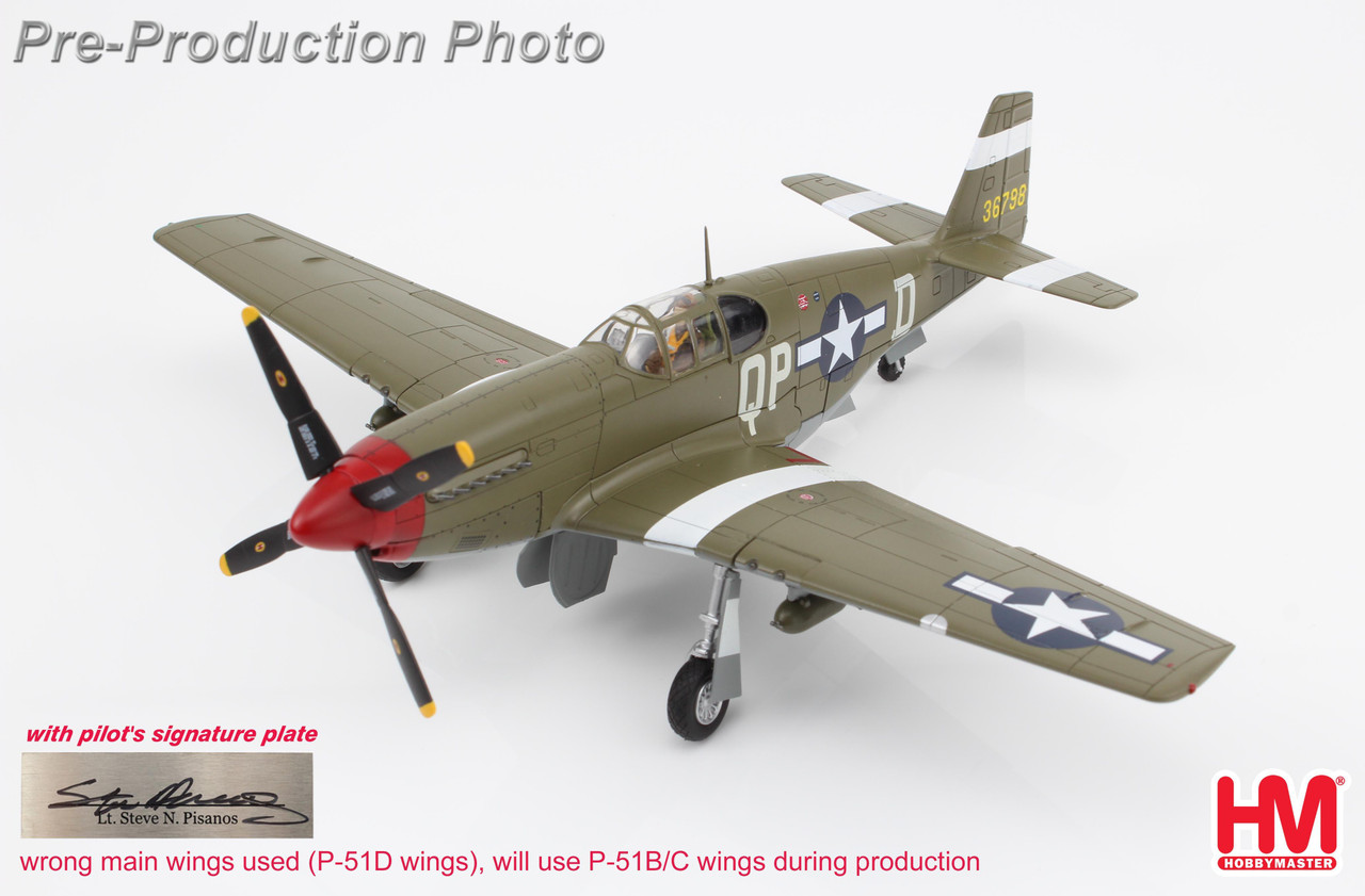 ミニカー　1/48 P-51B マスタング ”スティーブ・ピサノス” [HA8515A] 楽天市場】ホビーマスター 1/48 P-51B マスタング”スティーブ