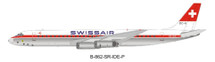 Swissair Douglas DC-8-62, SR-IDE with Stand