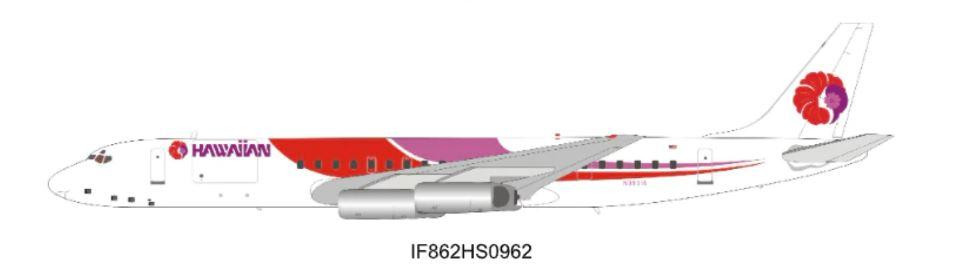 Hawaiian Airlines McDonnell Douglas DC-8-62, N3931A with Stand, 1