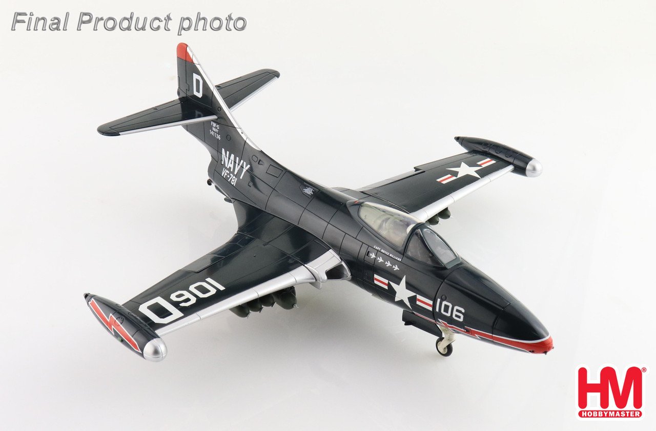 Grumman F9F-5 Panther - USN VF-781 Pacemakers, White 106, Royce