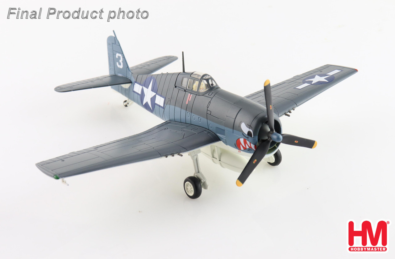 Grumman F6F-3 Hellcat - USN VF-27, White 3, Gordon Arthur