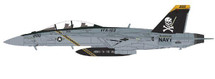 F/A-18F Super Hornet Diecast Model USN VFA-103 Jolly Rogers, AG200, USS George H. W. Bush, April 2023