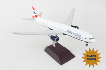 British Airways 777-200ER, One World, G-YMMR Flaps Down Gemini Diecast Display Model