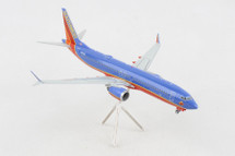 Southwest Airlines 737MAX8, N872CB Canyon Blue Gemini Diecast Display Model