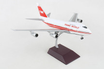 TWA (Trans World) Airlines 747SP, N58201 Boston Express Gemini Diecast Display Model