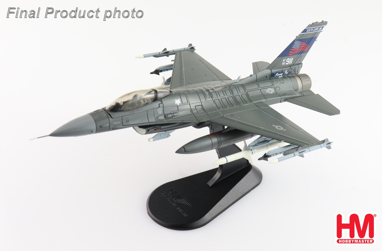 Hobbymaster 1:72 F16C Fighting Falcon USAF, 89-2035, 555th FS Commander 2004 X6c 186577 0