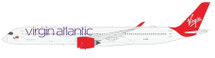 Virgin Atlantic Airways Airbus A350-1041, G-VEVE with Stand
