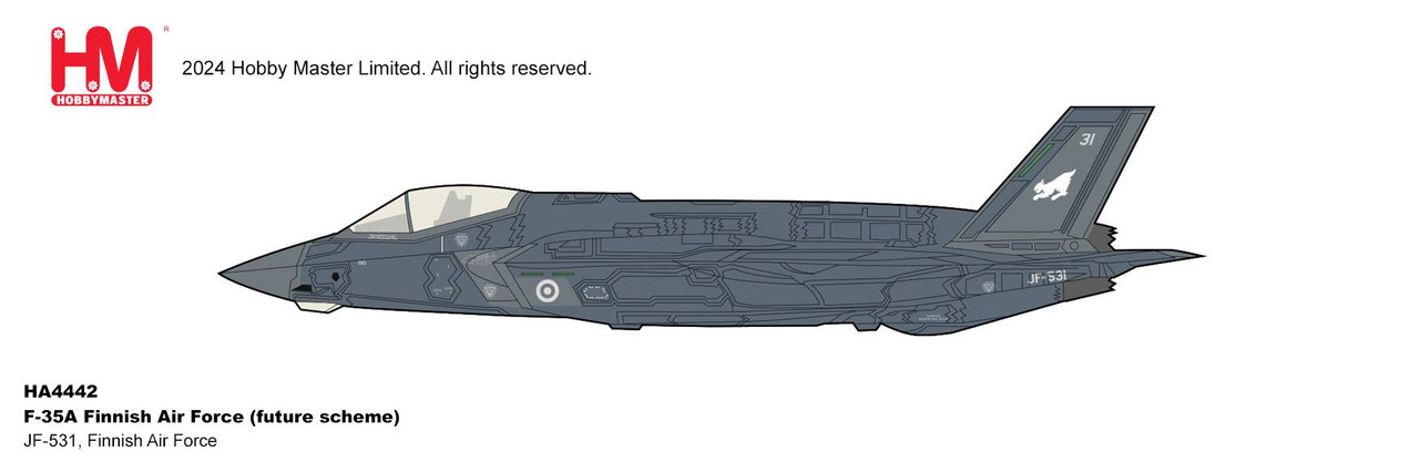 F-35A Lightning II - Finnish Air Force, JF-531, 1:72 Hobby