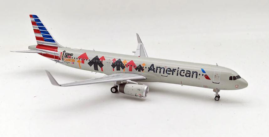 American Airlines Airbus A321-231, Stand Up To Cancer N162AA with stand ...