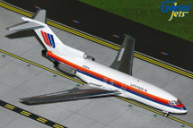 United Airlines 727-100, SAUL BASS N7001U Gemini Diecast Model