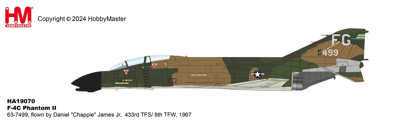 ダブルチー F-4C Phantom II - USAF 8th TFW, 433rd TFS, #63-7499, Daniel