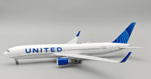 United Airlines Boeing 767-300 N671UA with stand polished