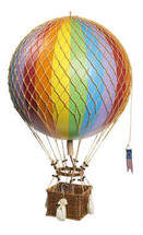 Hot Air Balloon Rainbow Authentic Models