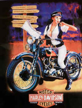 "Harley Davidson Crossroads Babe" Ande Rooney