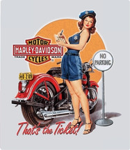 "Harley Davidson Ticket Babe" Ande Rooney