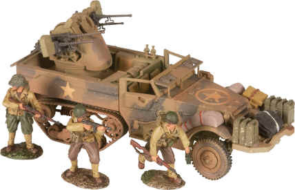 M16 Quad .50 Half Track, 1:50 Corgi CG-CC60416