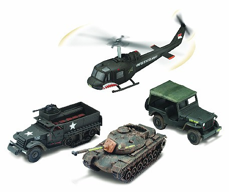 Corgi Showcase Fighting Machines Cs90024 Vietnam War 'tour of Duty' 4 Model Set for sale online 