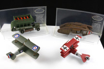 Set Remembering those who fell at The Ypres - For King and Country - WWI (4) piece set Corgi