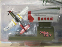 P-51 Mustang Tuskegee Airmen "Red Tail" Bunnie Corgi (Nose Art) Corgi