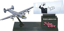 B-24 Bomber Fearless Fosdick and Corgi Nose Art
