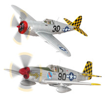 Set Lt. Warren Penny P-47D Thunderbolt & Capt. Robert Barkey P-51B Mustang