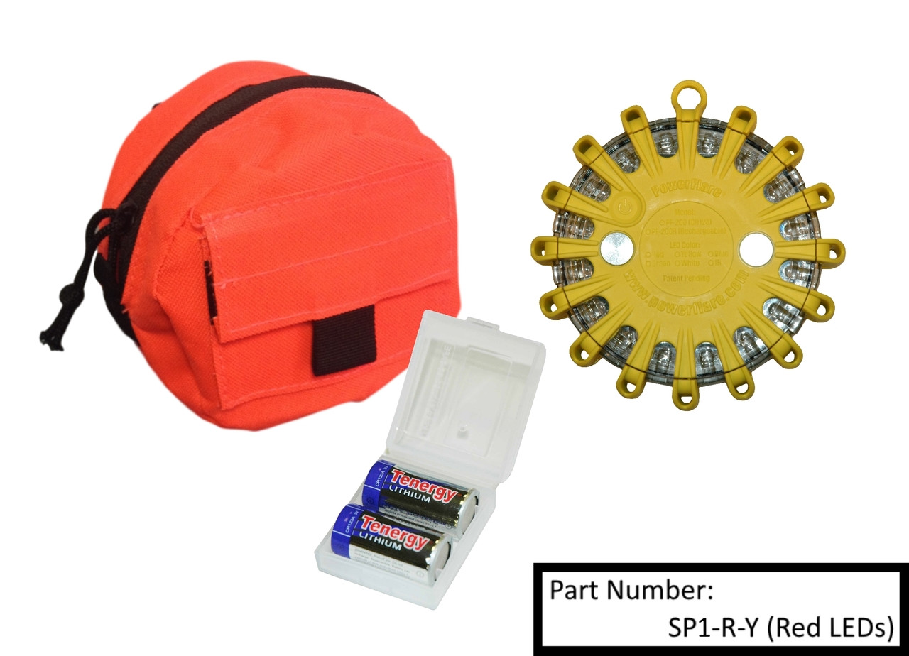 PowerFlare® LED Road Flare Safety Light Kit - LEA-AID PowerFlare® LED Road Flare Safety Light Kit - LEA-AID