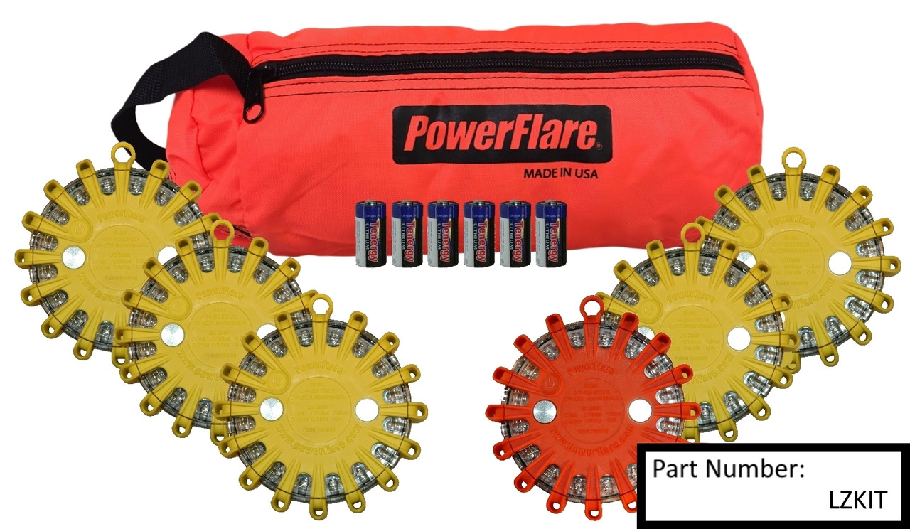 PowerFlare® 6 Pack Battery Operated LED Safety Light