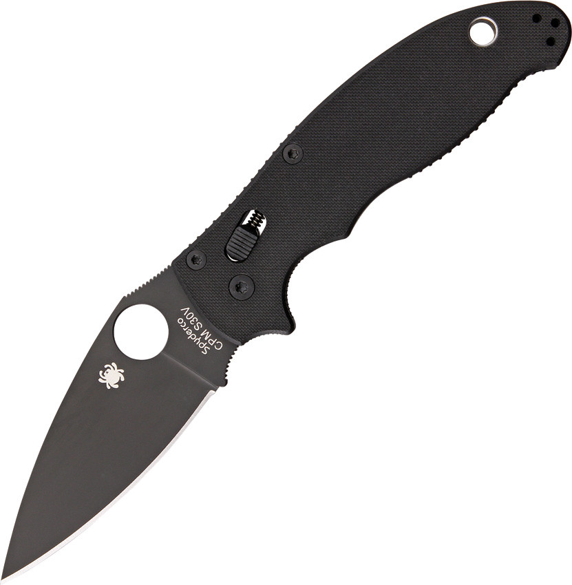 Spyderco Manix 2 Black Ball Bearing Lock Knife Perry Knifeworks