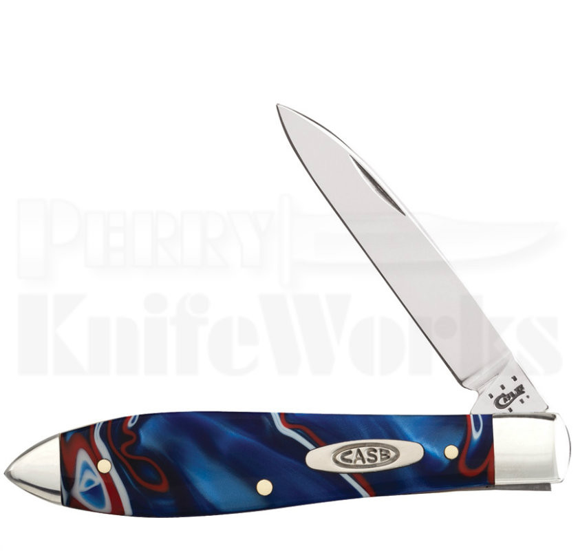 Case XX Patriot Kirinite Tear Drop Knife Tony Bose Design (Satin