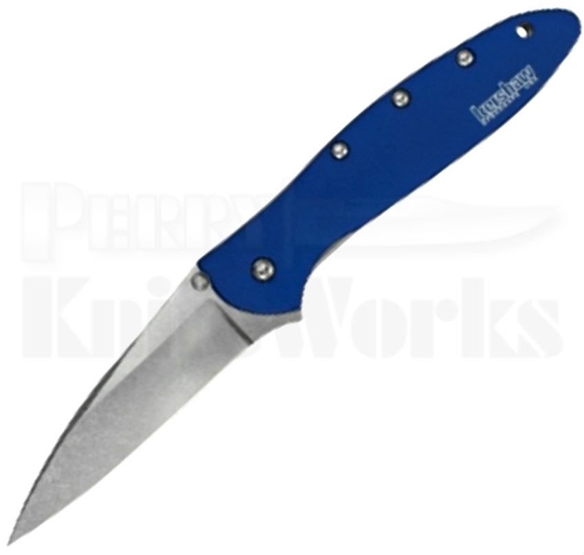 Kershaw Leek Limited Navy Blue Knife - Perry Knife Works