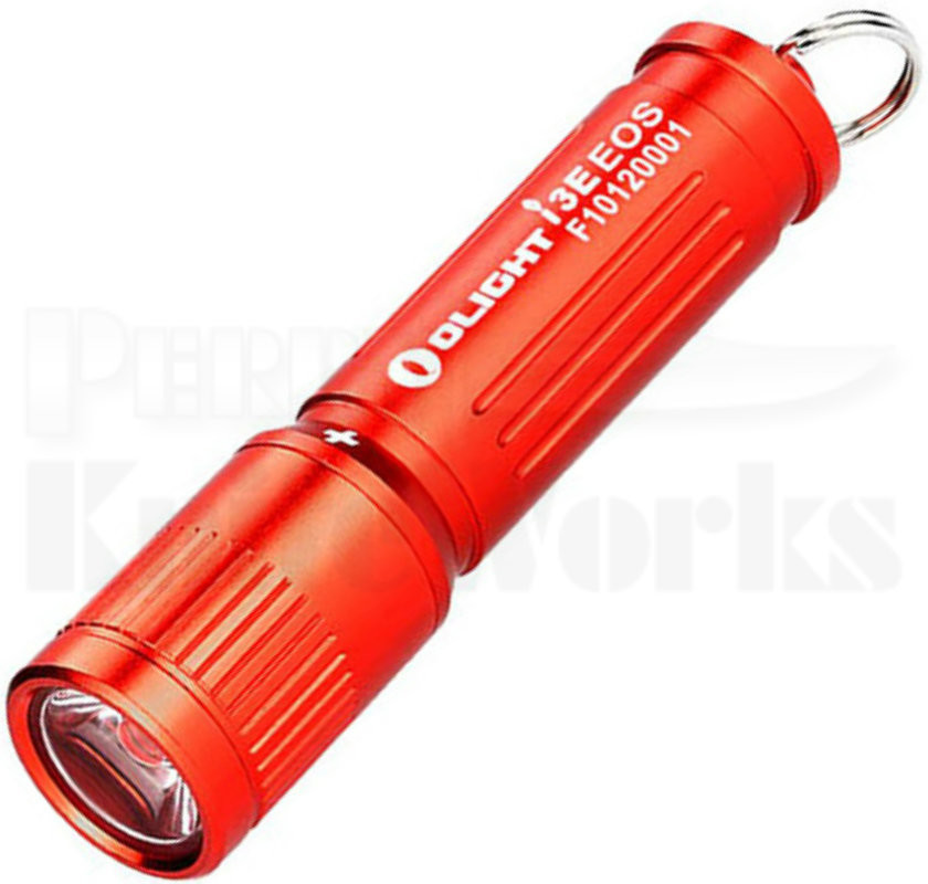 Olight I3E EOS Keychain Flashlight Red (90 Lumens)