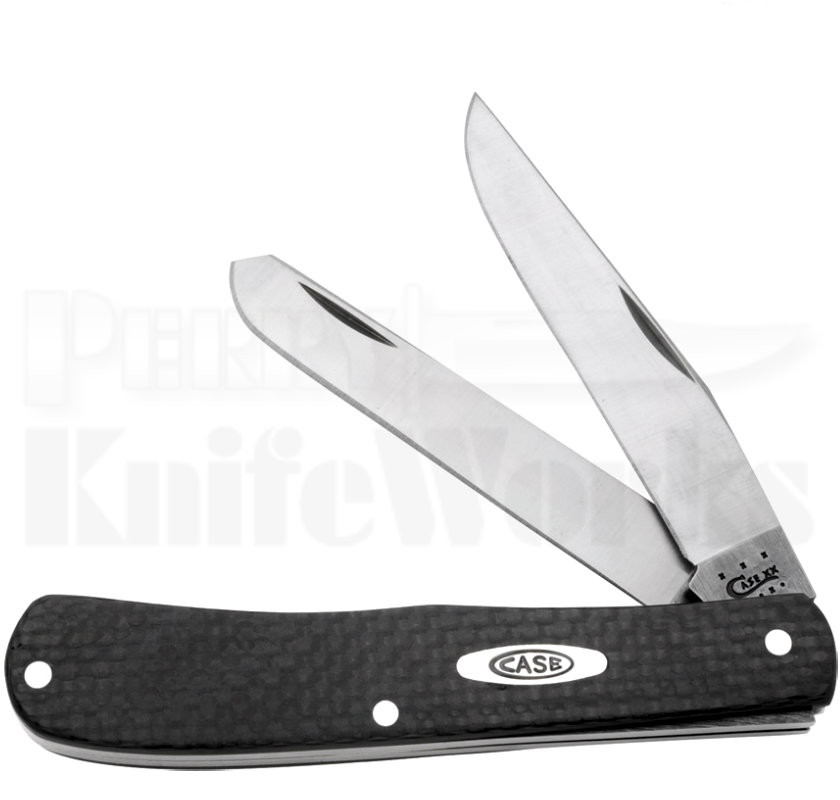 Case XX Carbon Fiber Trapper Knife (Satin) 10254SS
