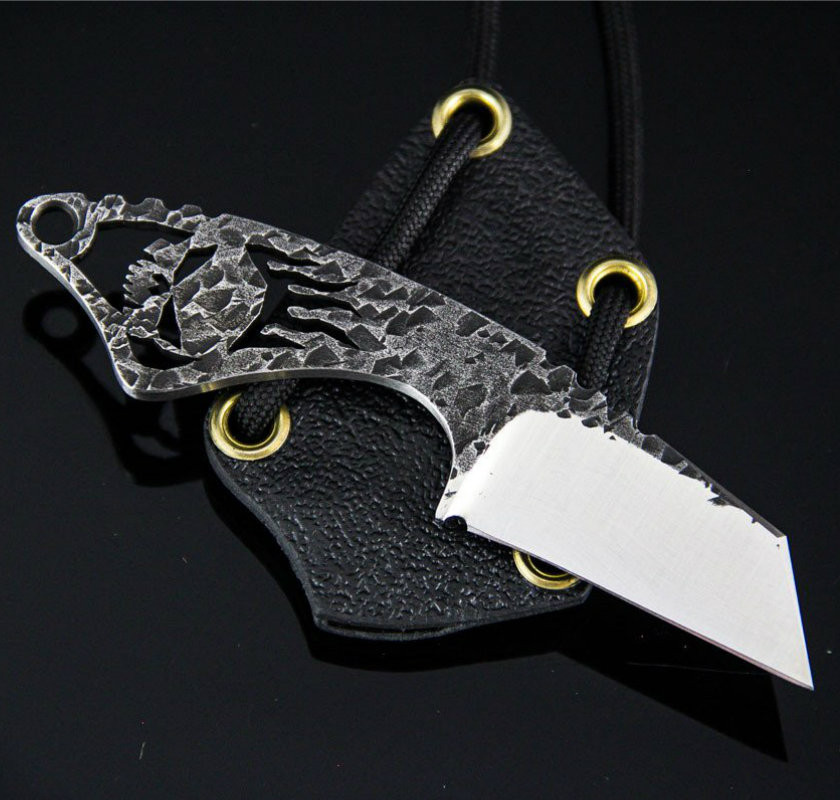 Black Dragon V3 Skull Neck Knife for Sale Perry Knife Works