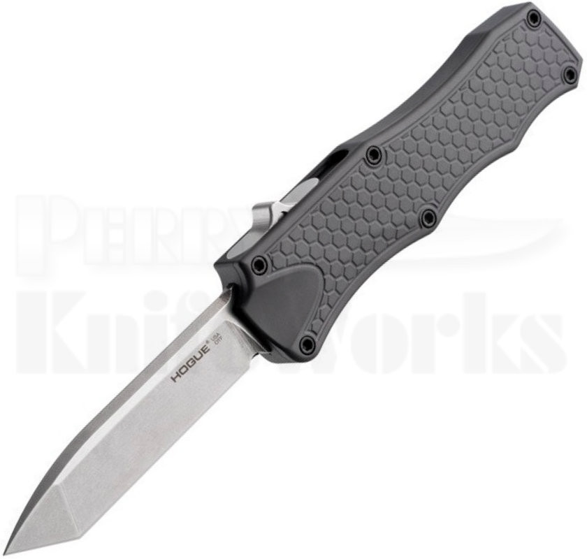 Hogue OTF Tanto Automatic Knife Gray 34002 for Sale Perry Knifeworks