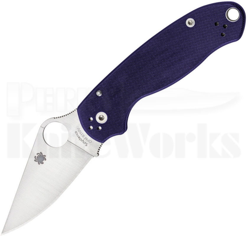 Spyderco Para 3 Compression Lock Knife Dark Blue C223GPDBL l Perry..