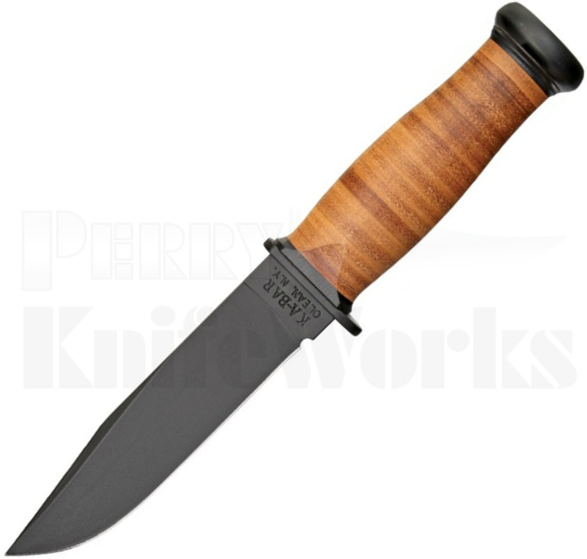 KaBar Mark I Fixed Blade Knife Leather Handle 2225 l Perry Knife..