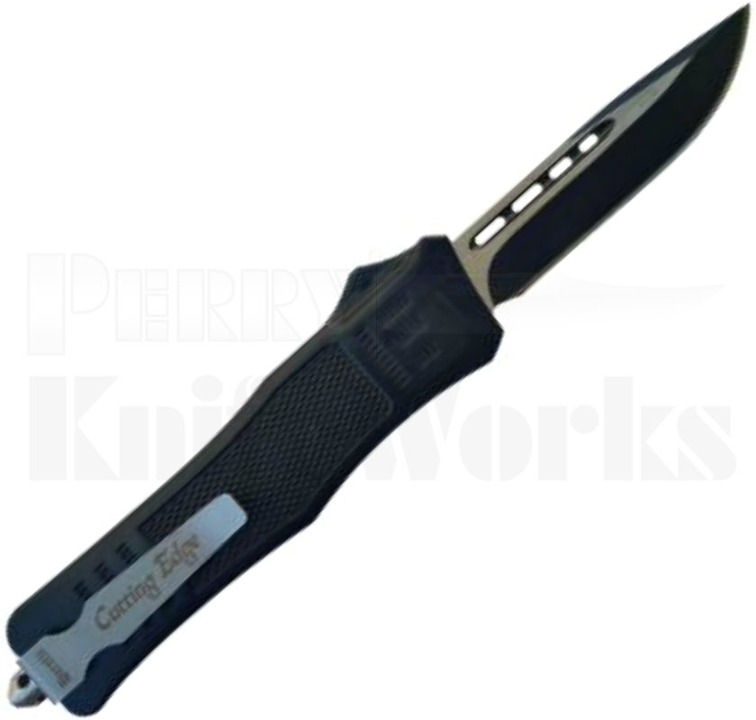 Cutting Edge Heretic Medium Black D/A OTF Automatic Knife l Perry..