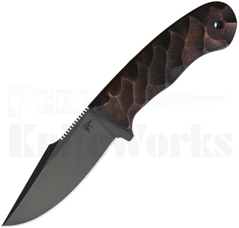Daniel Winkler WKII Jaeger Fixed Blade Knife Sculpted Maple l Free Ship